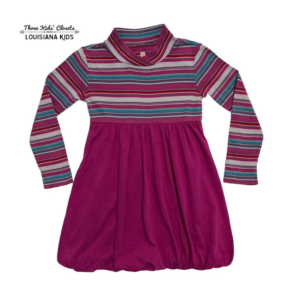 Tea Collection Sz 5 Lunar Striped Bubble Dress